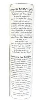 Saint Peregrine LED Candle