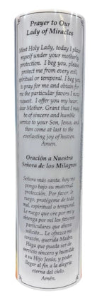 Lady of Miracles LED Candle