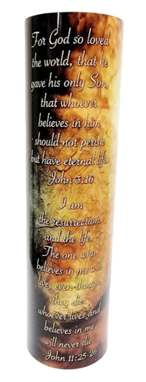 Jesus Resurrection LED Candle