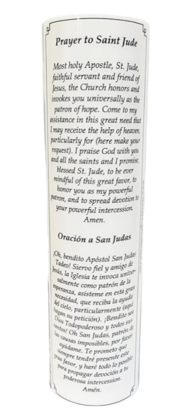 Saint Jude LED Candle