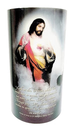 4x7 Sacred Heart and Margaret Mary LED Candle