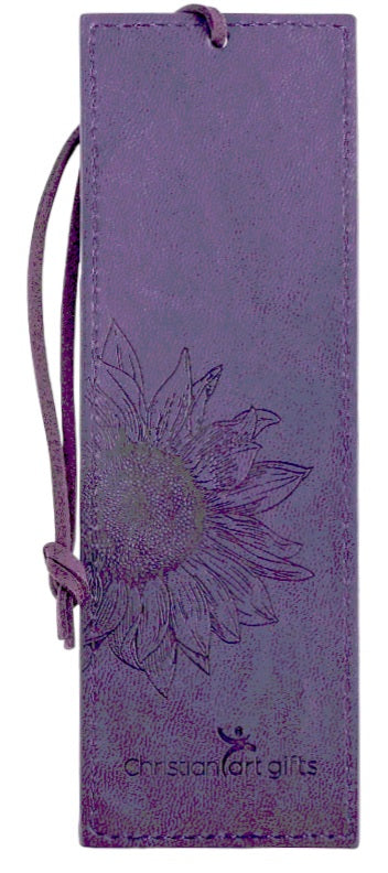 She Is Clothed with Strength Faux Leather Bookmark