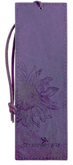 She Is Clothed with Strength Faux Leather Bookmark