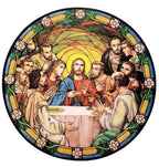 Stained Glass Sun Catcher Window Sticker (MORE SAINTS)