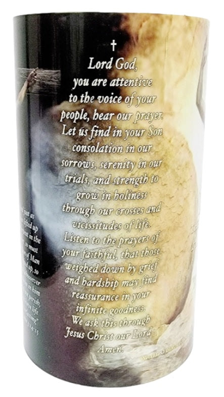 4x7 Death and Resurrection Lent/Easter LED Candle