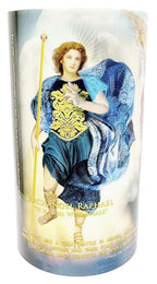 4x7 Three Archangels LED Candle (St Michael/St Raphael/St Gabriel)