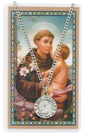 24" Saint Anthony Necklace with Prayer Card