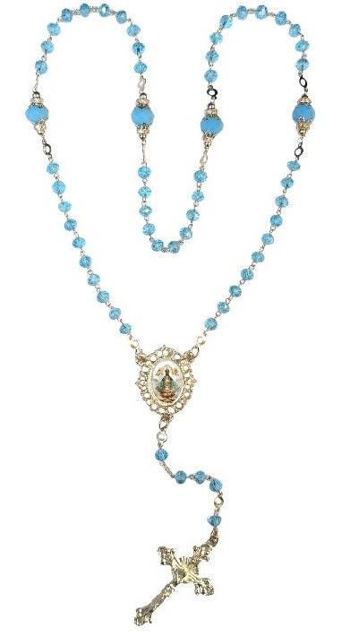 Our Lady of San Juan Crystal Rosary (MORE COLORS)