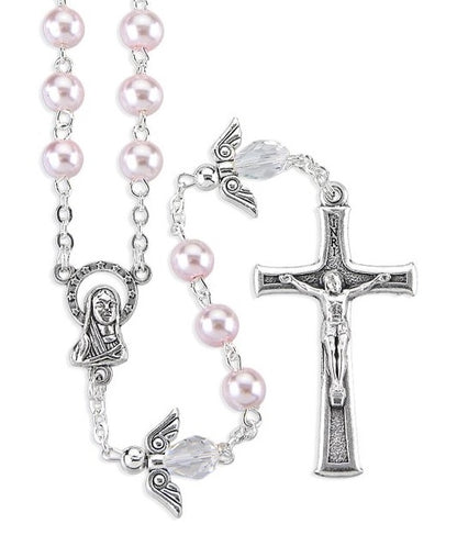 Angel Pearl Rosary (MORE COLORS)