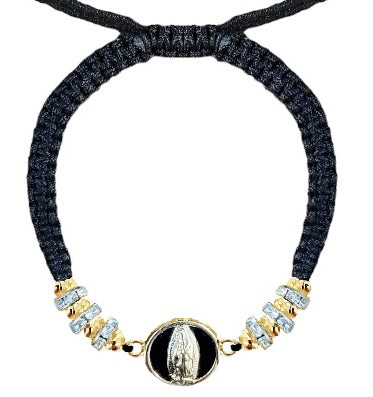 Our Lady of Guadalupe Medal Cord Bracelet (MORE COLORS)