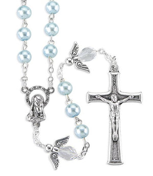 Angel Pearl Rosary (MORE COLORS)