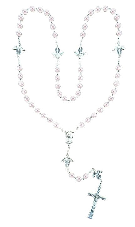 Angel Pearl Rosary (MORE COLORS)