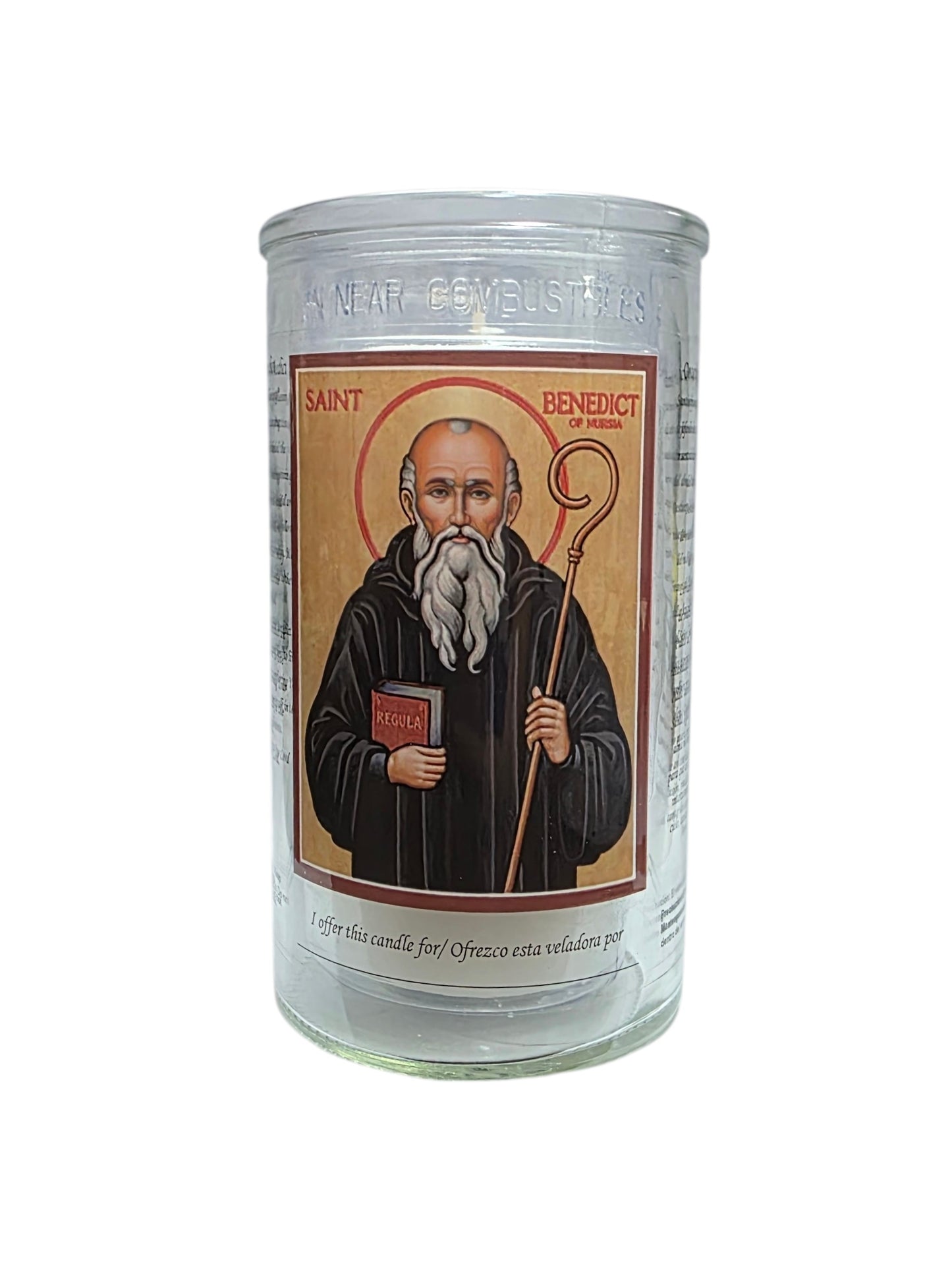 Saint Benedict Candle