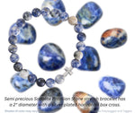 Sodalite Brazilian Stone Stretch Bracelet
