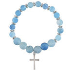 Cross Medal Stretch Bracelet (More Colors)