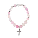 Cross Medal Stretch Bracelet (More Colors)