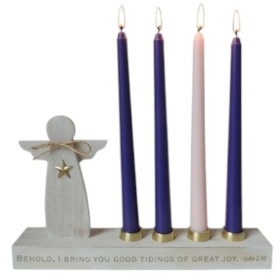 Angel Advent Candle Holder