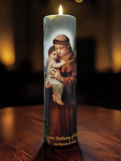 Saint Anthony LED Candle