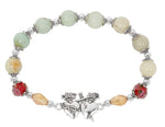 Sacred Heart Amazonite Stretch Bracelet