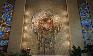 Our Lady of San Juan Gold Tone Key Chain – San Juan Basilica Giftshop