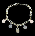 Tricolor OLG/Benedict Charm Bracelet