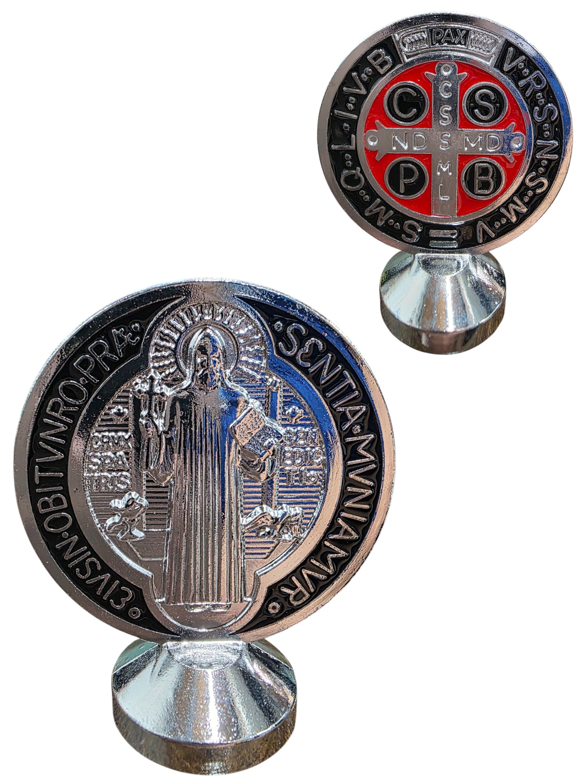 Asst Benedict Medal Car Figure