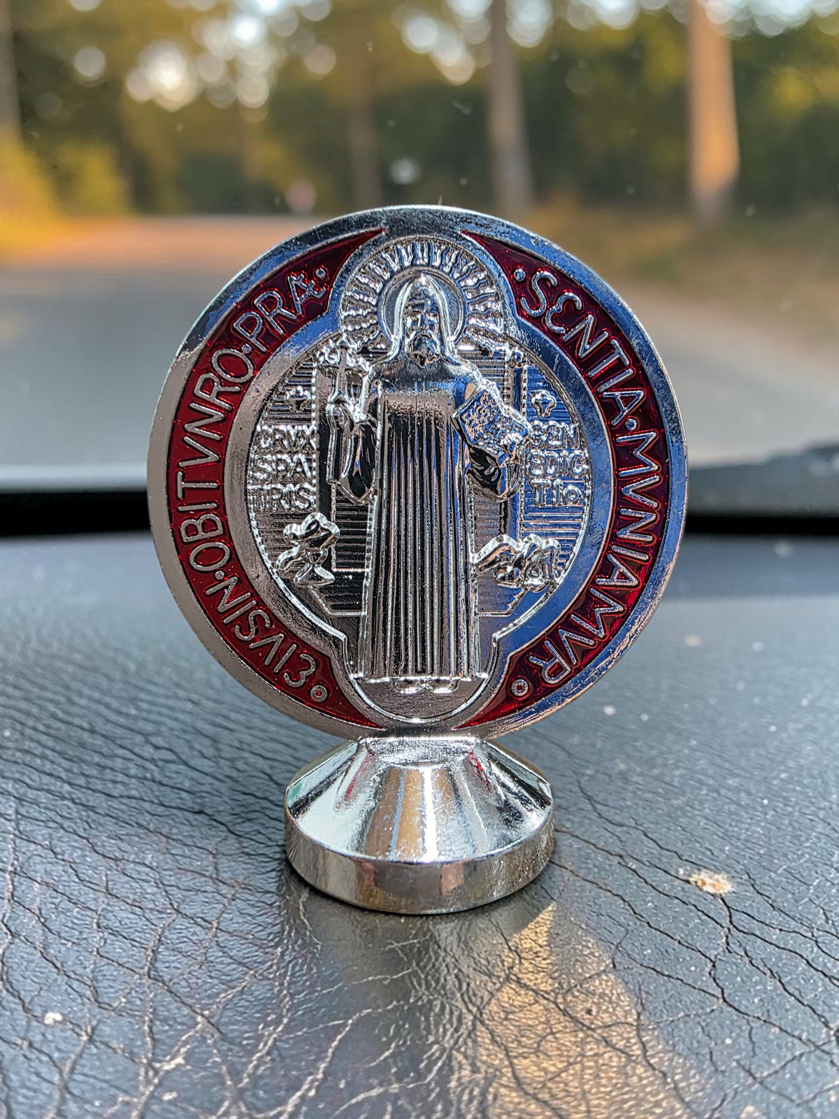 Asst Benedict Medal Car Figure