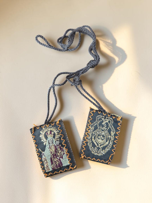 Medium Our Lady of Mount Carmel Cloth Scapular