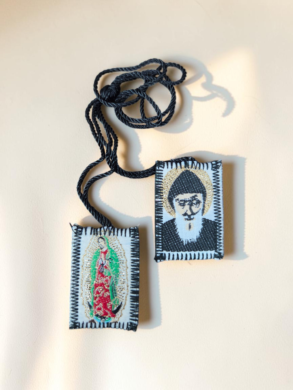 Medium Guadalupe and Saint Charbel Scapular