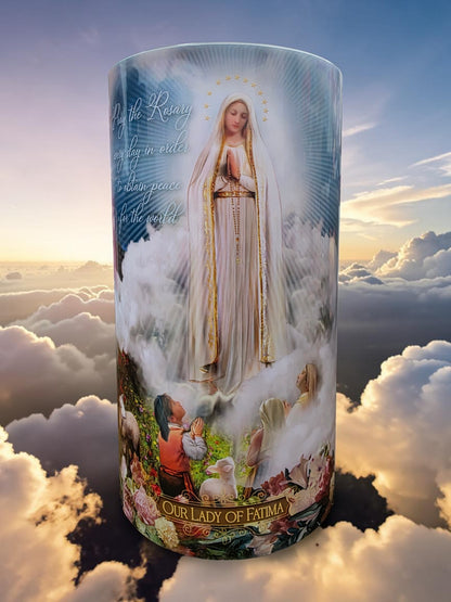 4x7 Three Ladies LED Candle (Guadalupe/Fatima/Grace)