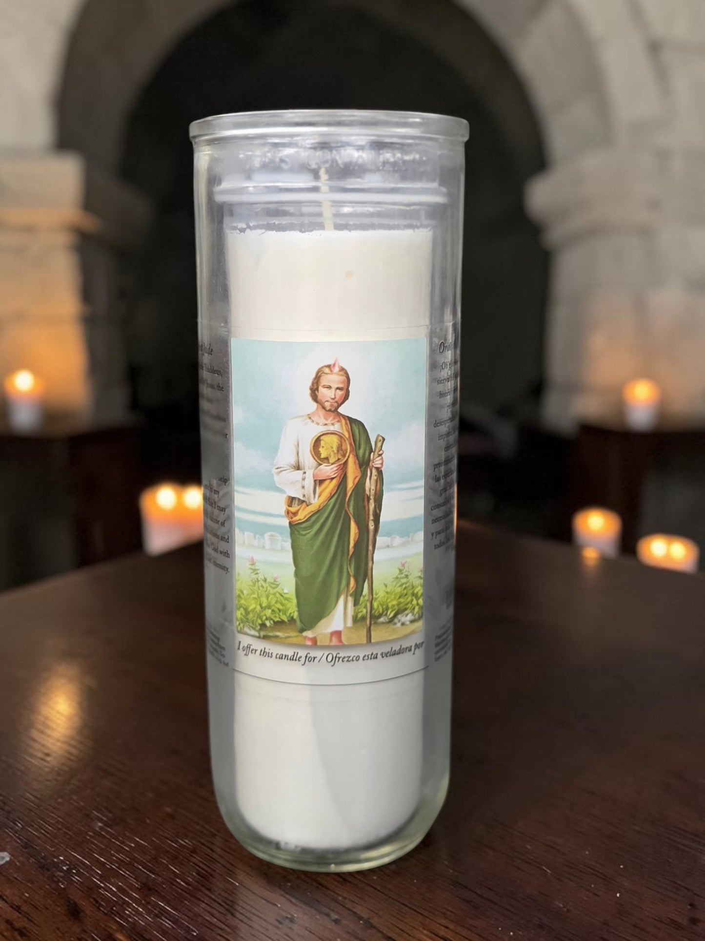 Saint Jude Large Candle