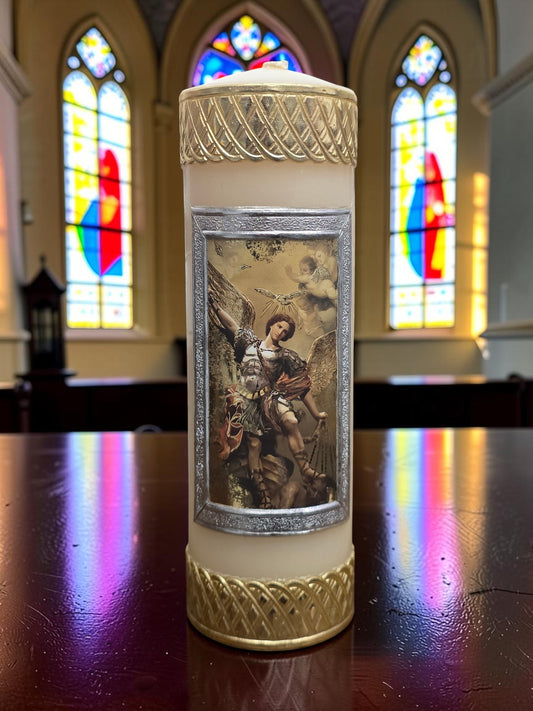 8" x 2" Saint Michael Cirio