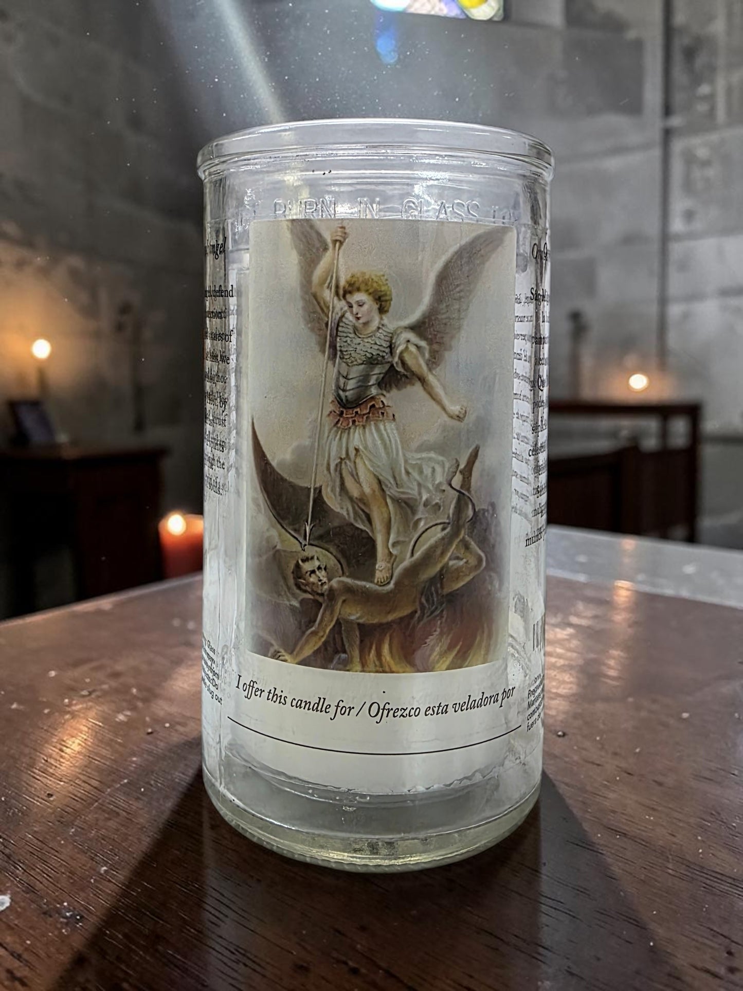 Saint Michael Candle