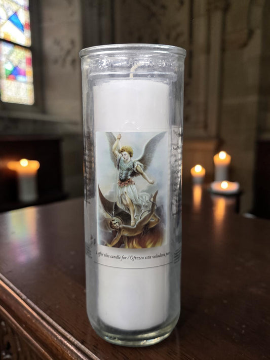 Saint Michael Large Candle