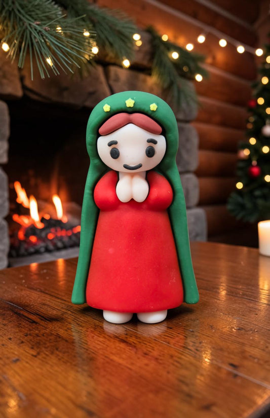 Mini Silicone Christmas Mary