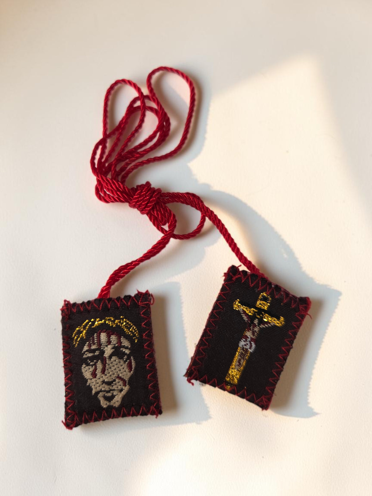 Medium Blood of Christ Cloth Scapular