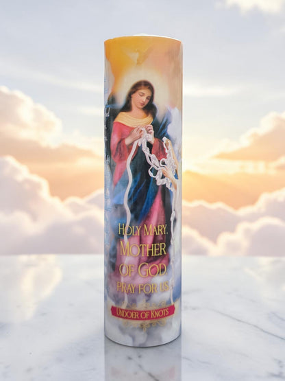 Undoer of Knots LED Candle