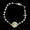 Tricolor VDSJ/Crucifix Bracelet