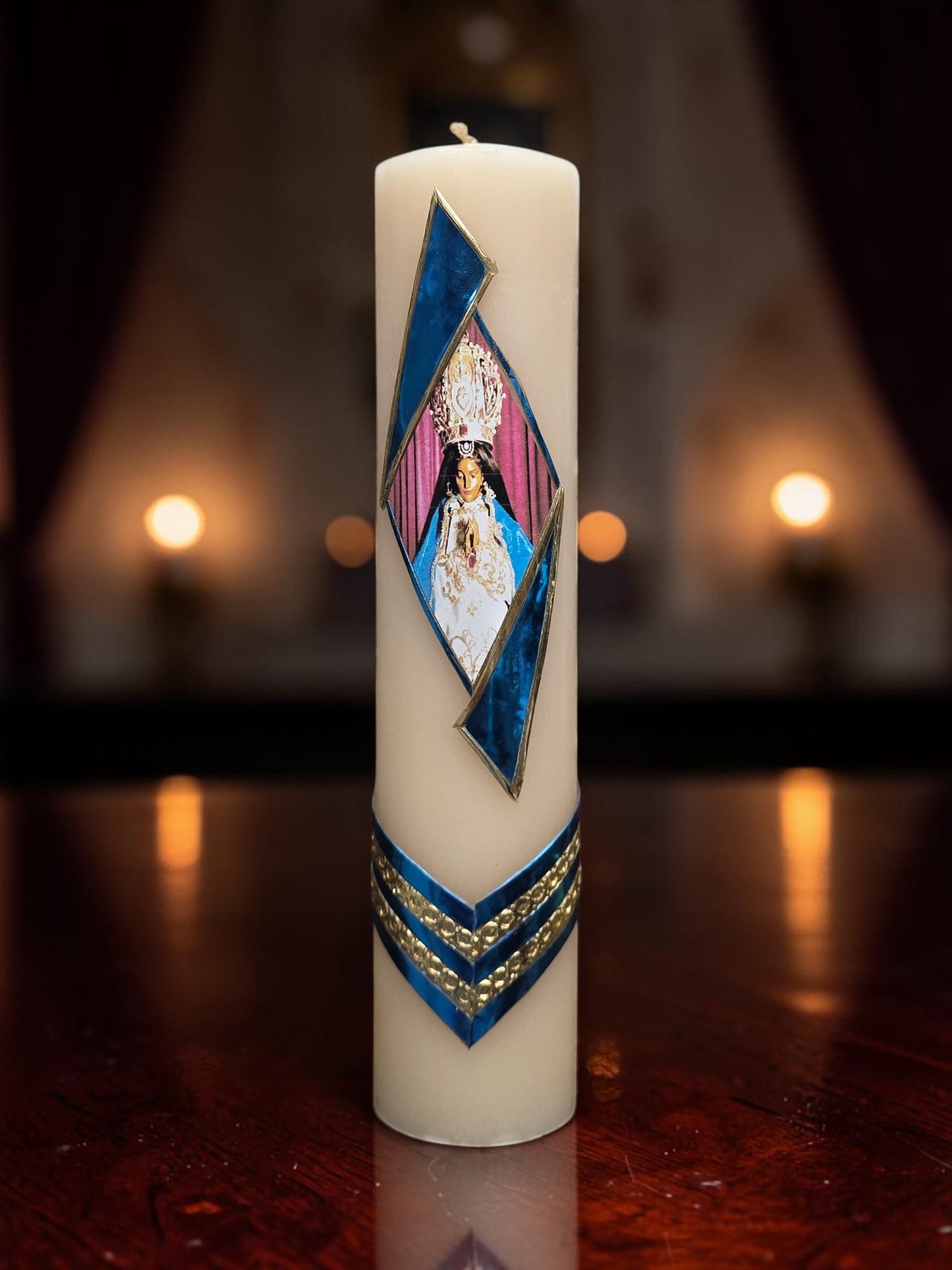10.5" x 2" Our Lady of San Juan Cirio