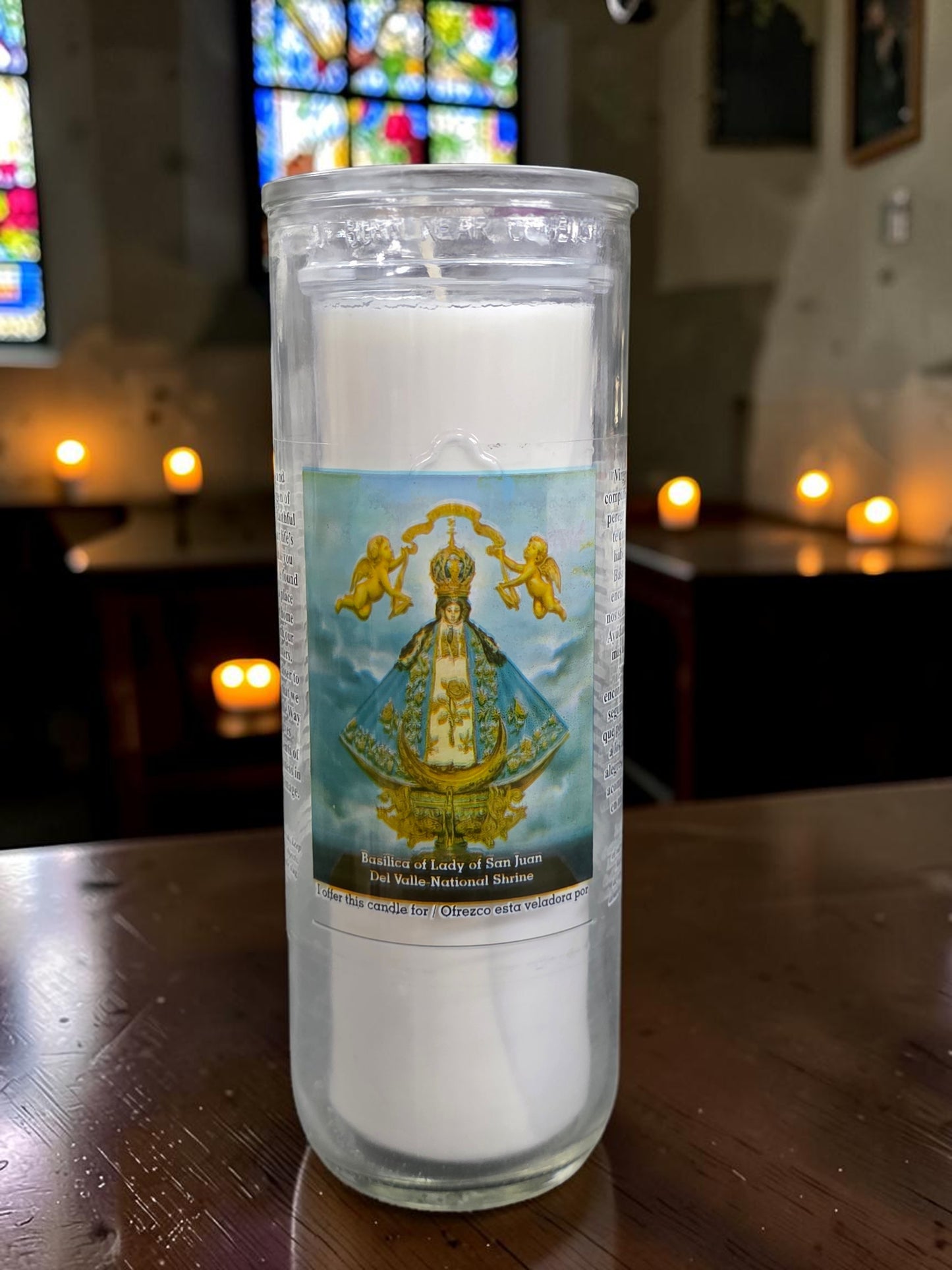 Our Lady of San Juan Large Candle