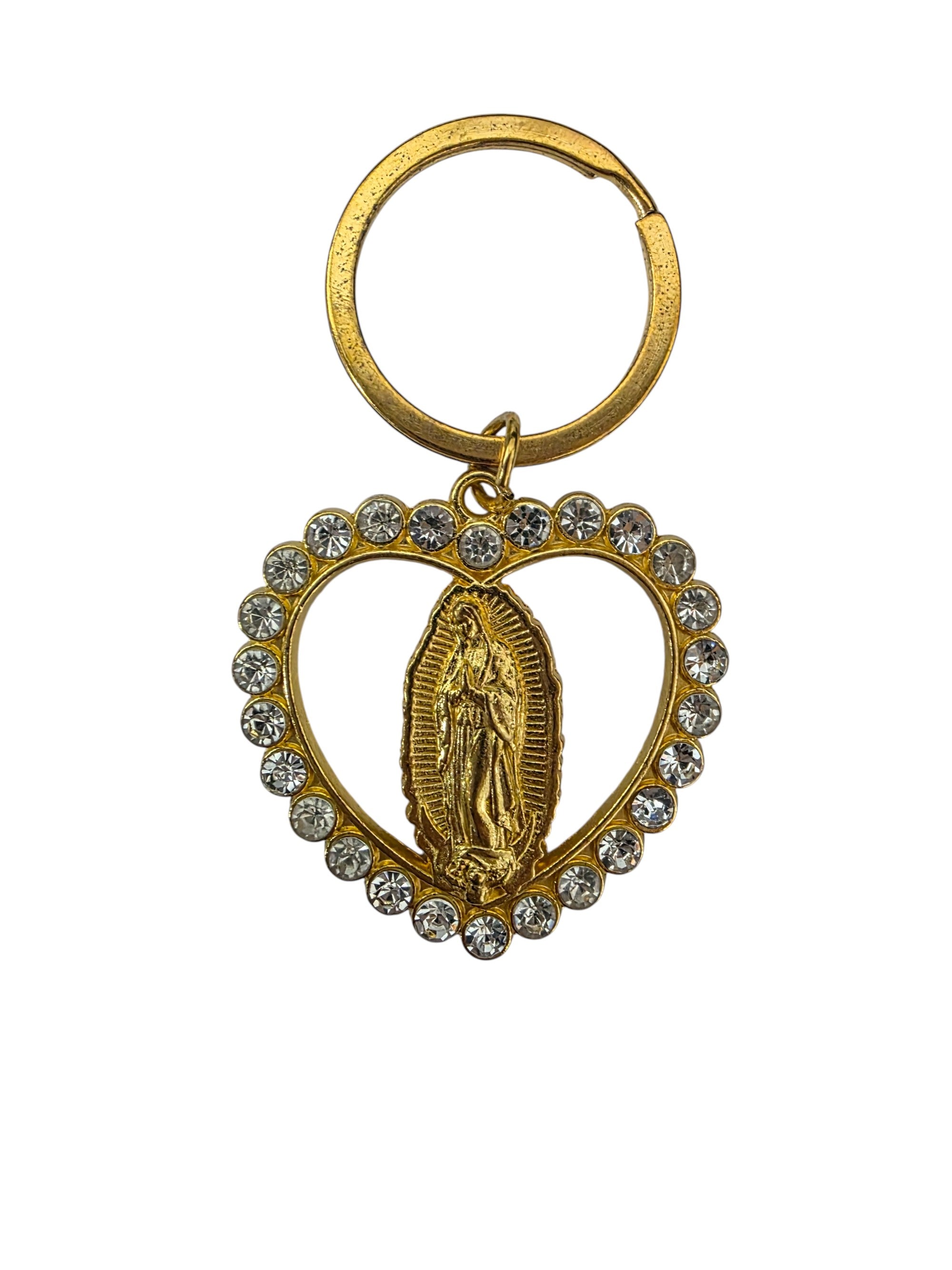 Our Lady of Guadalupe Pearl Key Chain