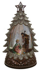 6" Glitter Holy Family Water Globe