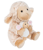 8" Mama Lamb & Baby Lamb