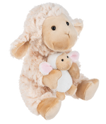 8" Mama Lamb & Baby Lamb