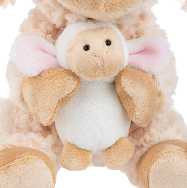 8" Mama Lamb & Baby Lamb