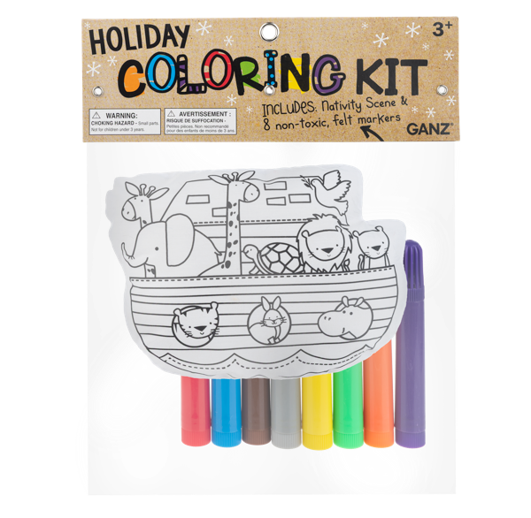 Mini Coloring Kit- Noah's Ark