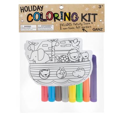 Mini Coloring Kit- Noah's Ark