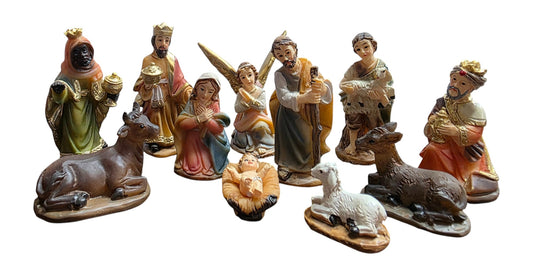 12-Piece Miniature Nativity Set