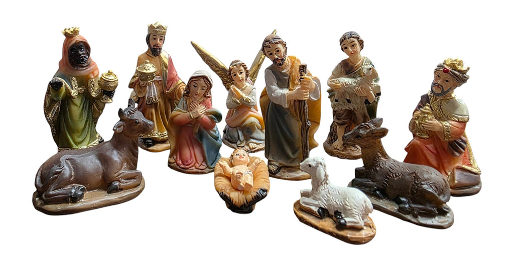 12-Piece Miniature Nativity Set