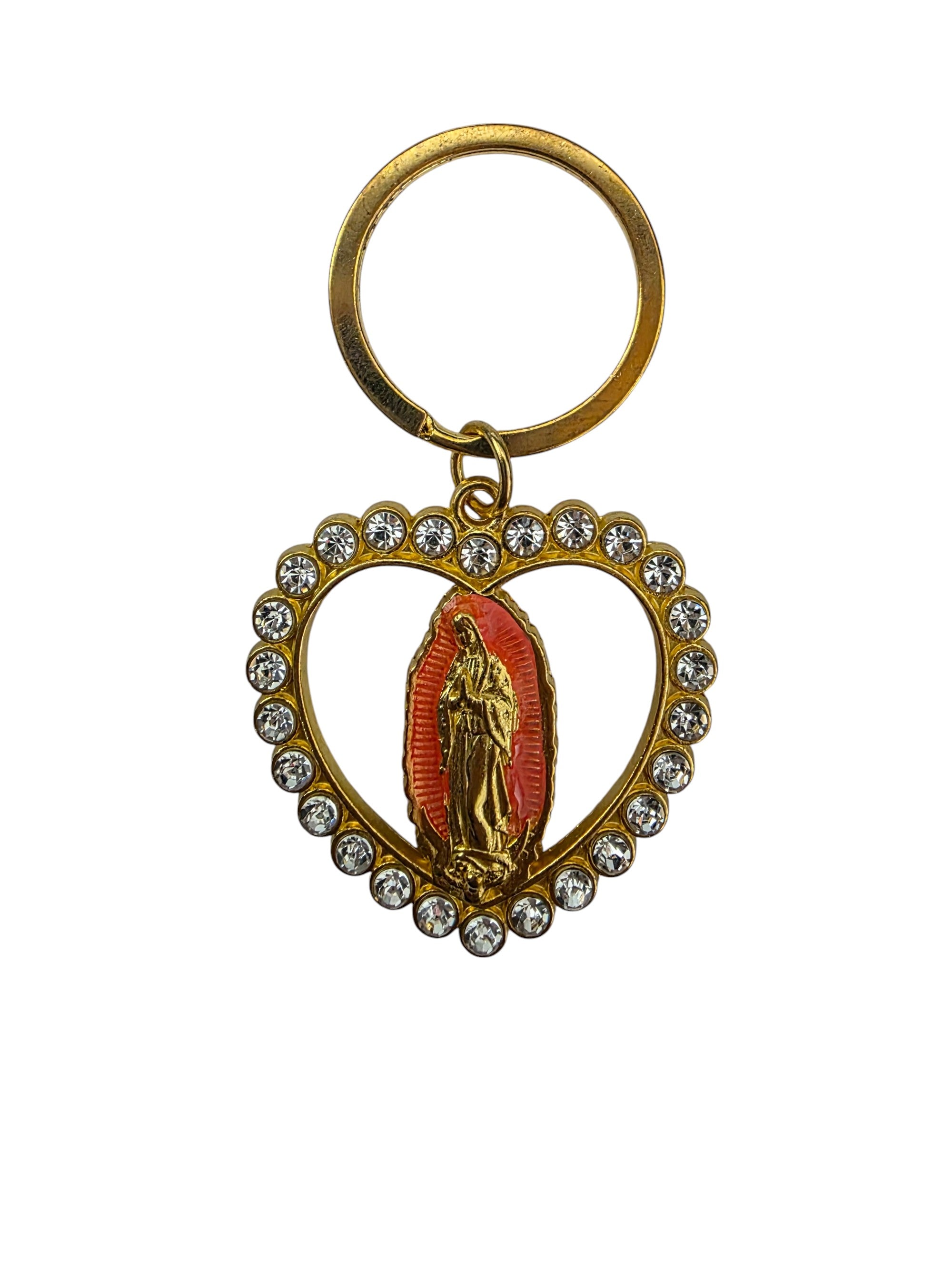 Our Lady of Guadalupe Pearl Key Chain